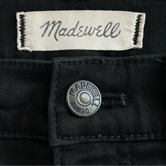 Madewell 9" Mid-Rise Skinny Jeans in ISKO Stay Black size 27 - Picture 4 of 9